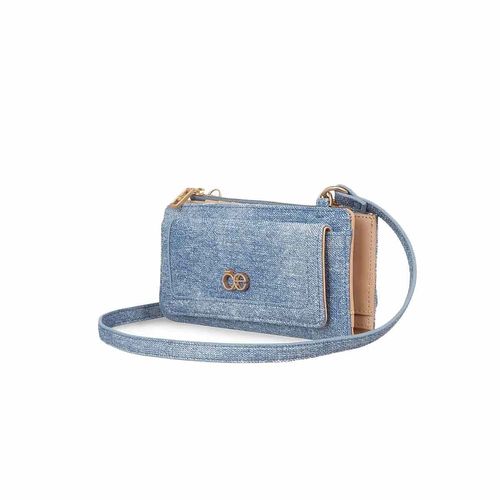 Cartera flap grande Cloe para dama azul 2bicv25245azu