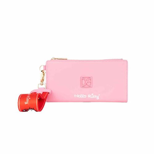 Cartera flap grande Cloe para dama rosa r2bip25294ros