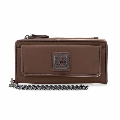 Cartera flap Cloe para dama café 2bicp25772caf