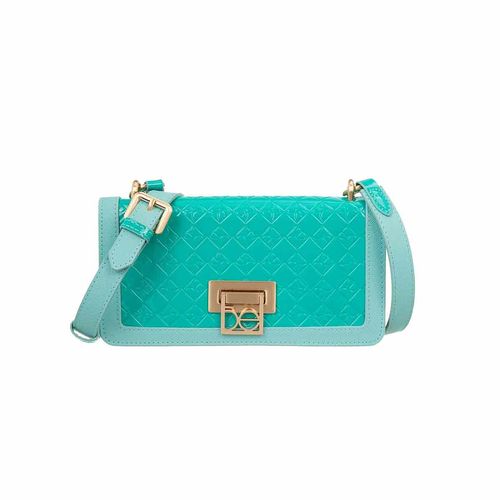 Cartera flap grande Cloe para dama celeste 2bicv25236cel