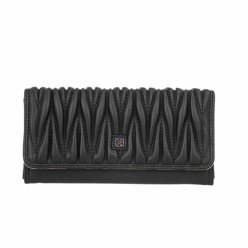 Cartera flap grande Cloe para dama negro 2bicv25238neg