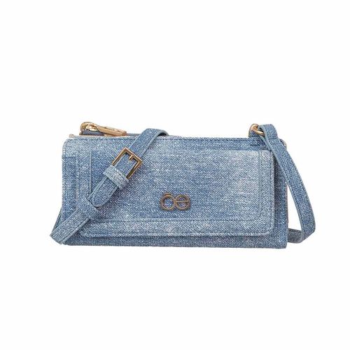 Cartera flap grande Cloe para dama azul 2bicv25245azu
