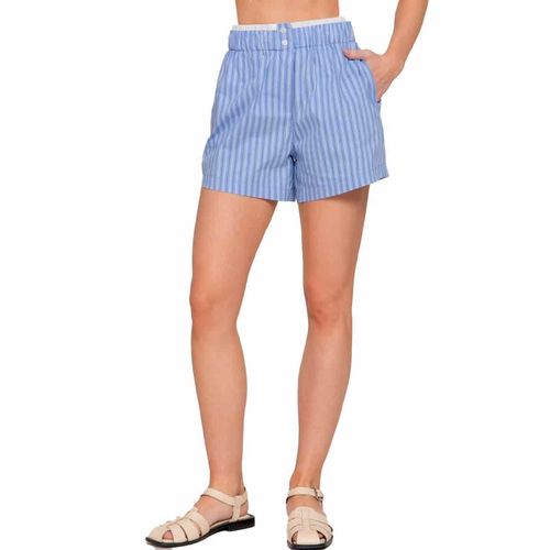 Short Active Usa azul para dama P14405