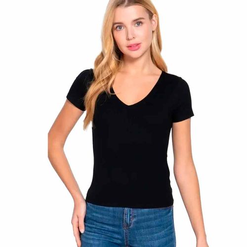 Blusa Active Usa negro para dama T11488C