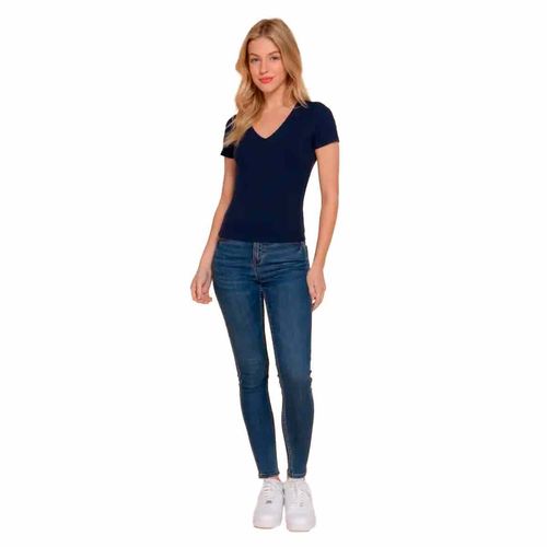 Blusa Active Usa azul para dama T11488C