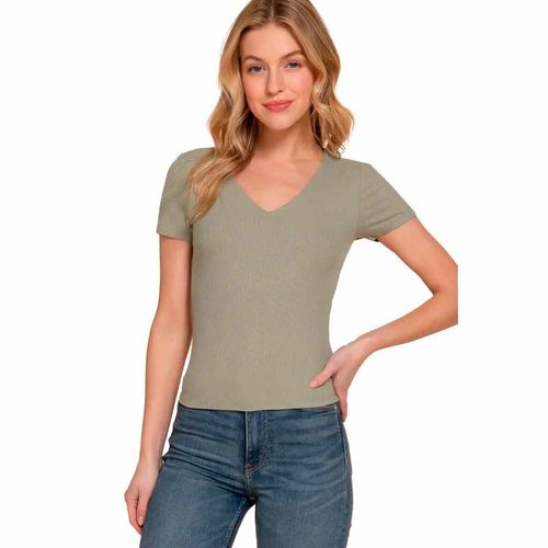 Blusa Active Usa verde para dama T11488C