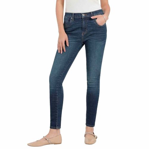 Pantalón de mezclilla Lee azul para dama 112368422