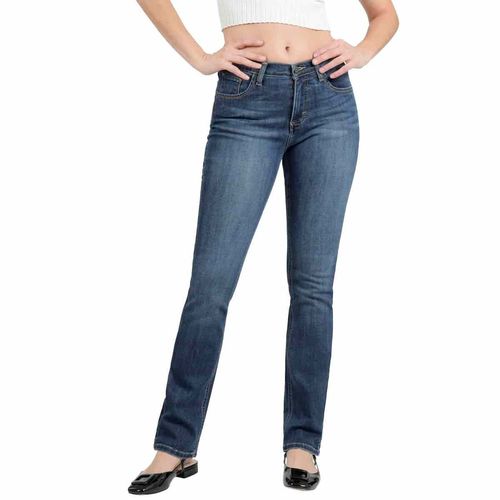 Pantalón de mezclilla Lee azul para dama 112372748