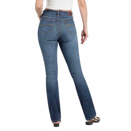 Pantalón de mezclilla Lee azul para dama 112372748