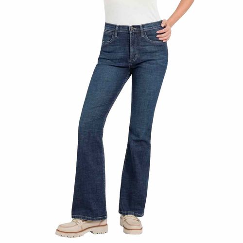 Pantalón de mezclilla Lee azul para dama 112372752