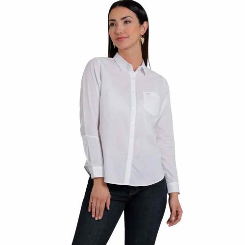 Blusa camisera Lee blanco para dama 112369118