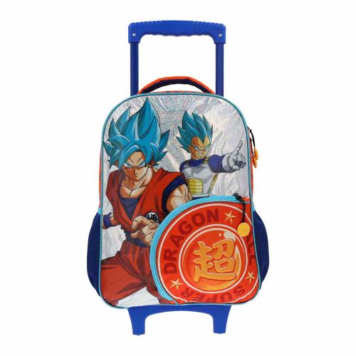 Mochila con ruedas de Dragon Ball multicolor para niño DBS139-BP135T