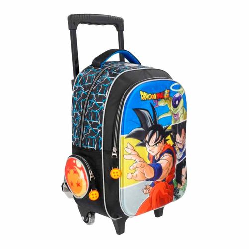 Mochila con ruedas de Dragon Ball azul para niño DBS142-BP141T