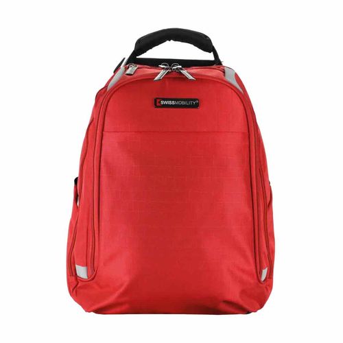 Mochila portalaptop Swissmobility 15" rojo zion-115rd