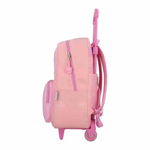 Mochila con ruedas Pusheen rosa para niña PSH083-BP032T