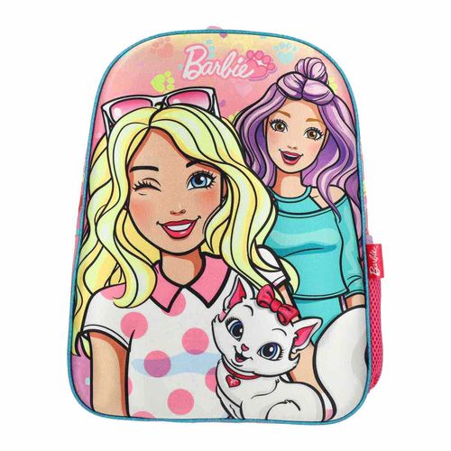 Set mochila Barbie rosa para niña BRB082-SE006A