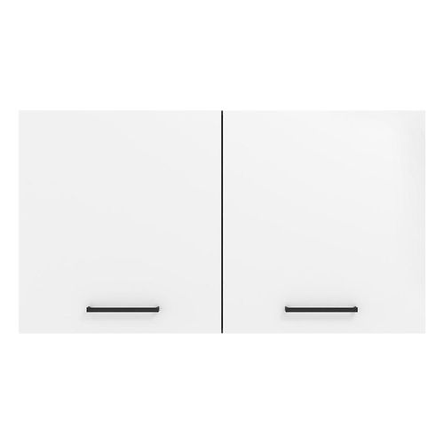 Gabinete superior Madesa 120cm 2 puertas marron blanco agata