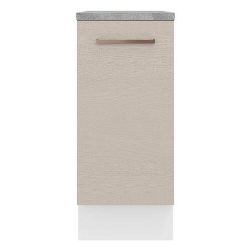 Gabinete bajo Madesa agata 35cm 1 puerta blanco crema