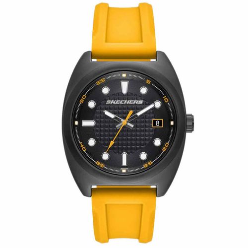 Reloj Skechers para caballero amarillo SR5239