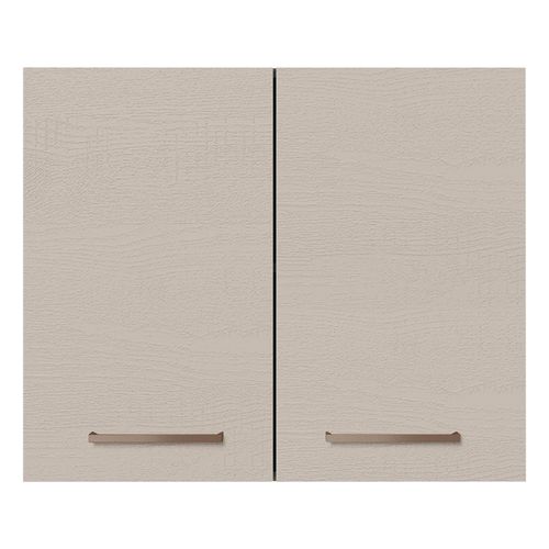 Gabinete superior Madesa 80cm 2 puertas blanco crema agata