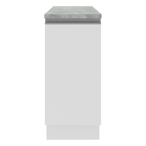 Gabinete bajo Madesa 35 cm 1 puerta blanco glamy