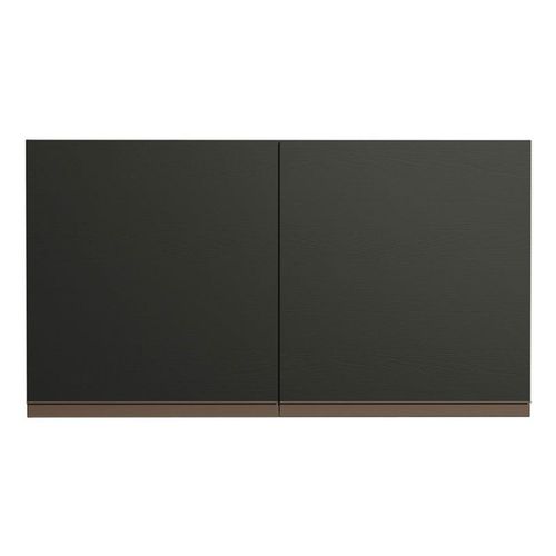 Gabinete superior Madesa 120cm 2 puertas negro reims