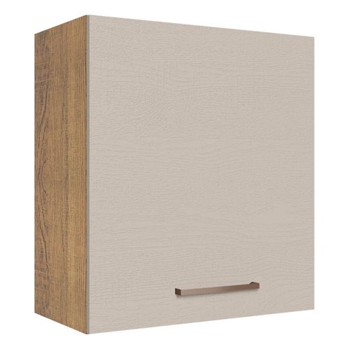Gabinete superior Madesa 60cm 1 puerta marron crema agata