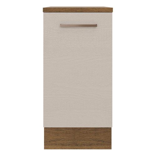 Gabinete bajo Madesa 40cm 1 puerta marron crema agata
