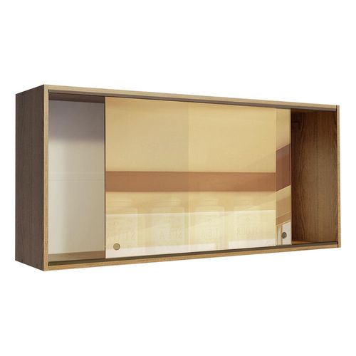 Gabinete superior Madesa 2 puertas correderas vidrio reflejante emilly