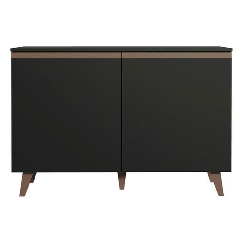 Gabinete Madesa 120cm 2 puertas negro reims