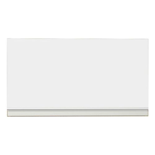 Gabinete superior 60cm 1 puerta abatible marron blanco glamy