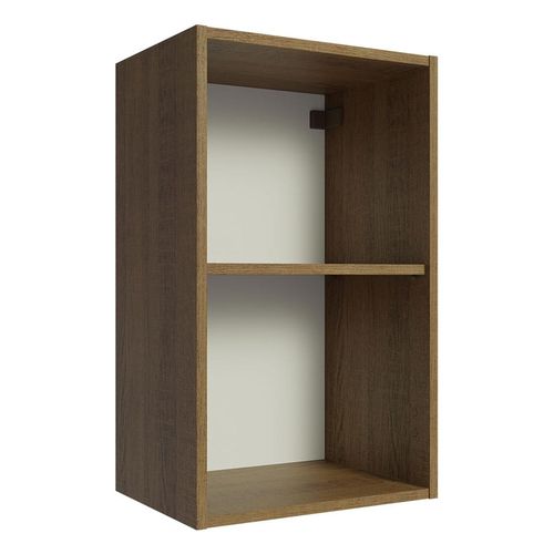 Gabinete superior Madesa 40cm con 2 nichos abiertos marrón