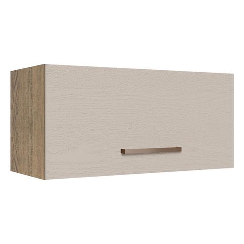 Gabinete superior Madesa 70cm 1 puerta abatible marron crema agata