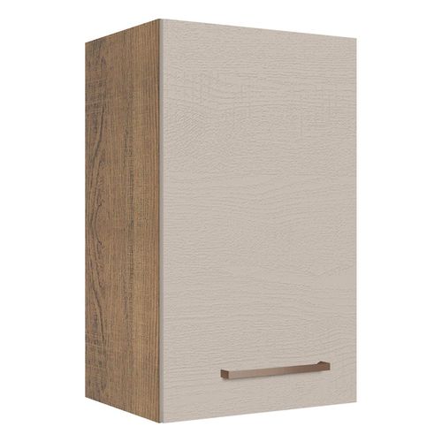 Gabinete superior Madesa 40cm 1 puerta marron crema agata