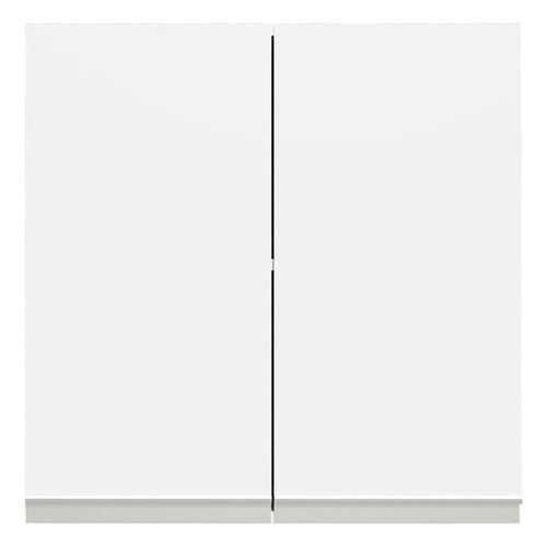 Gabinete superior Madesa 70cm 2 puertas blanco glamy