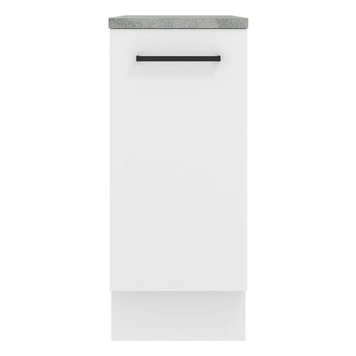 Gabinete bajo Madesa 35cm 1 puerta blanco agata