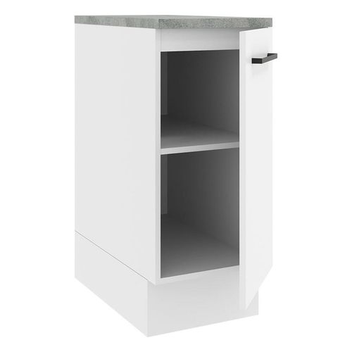 Gabinete bajo Madesa 35cm 1 puerta blanco agata