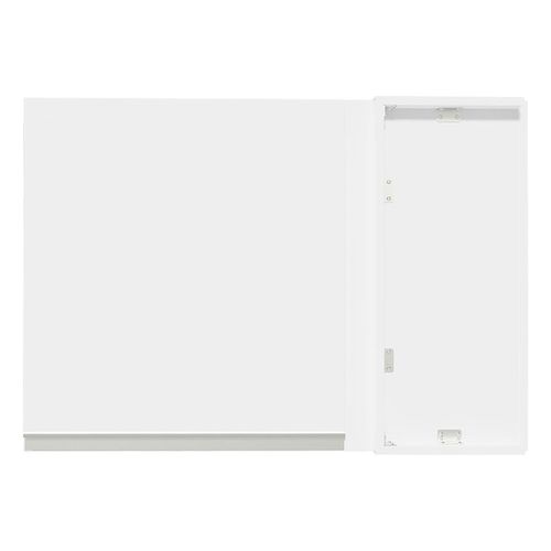 Gabinete superior de esquina Madesa 1 puerta blanco glamy
