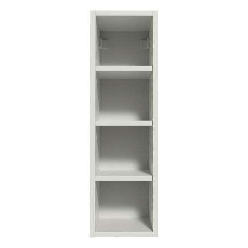 Gabinete superior botellero con 4 nichos 20cm para cocina blanco glamy y agata