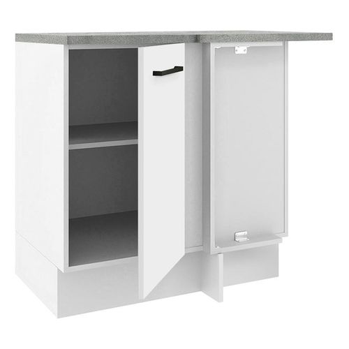 Gabinete bajo de esquina Madesa 1 puerta blanco agata