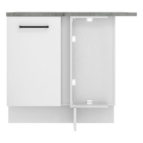 Gabinete bajo de esquina Madesa 1 puerta blanco agata