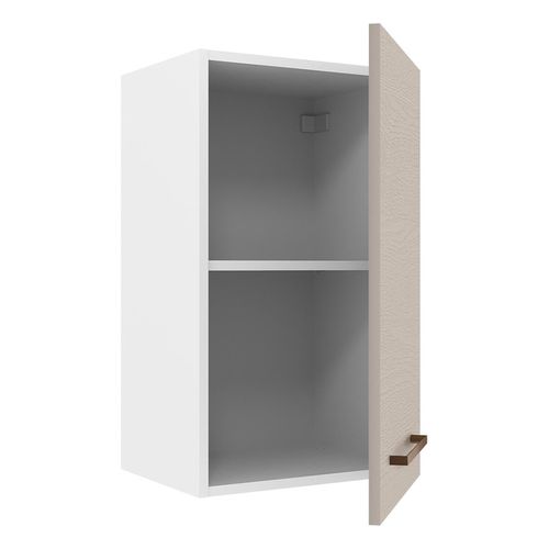 Gabinete superior Madesa 40cm 1 puerta blanco crema agata