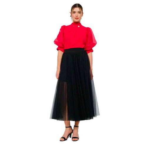 Falda Ina negro para dama ISM43003