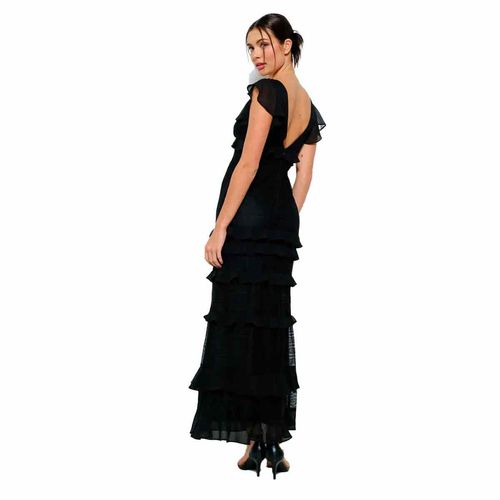 Vestido Ina negro para dama IDM12120