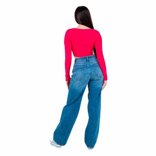 Pantalón de mezclilla Diamante azul para dama REBEL-WD-RB9021