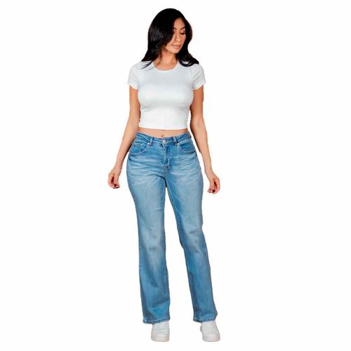 Pantalón de mezclilla Diamante azul para dama SL-STRAIGHT-SWL