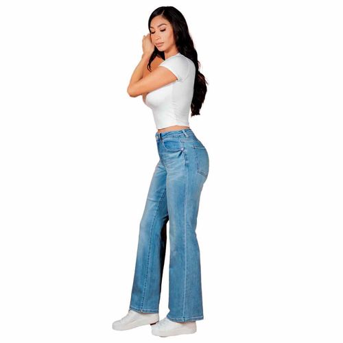 Pantalón de mezclilla Diamante azul para dama SL-STRAIGHT-SWL