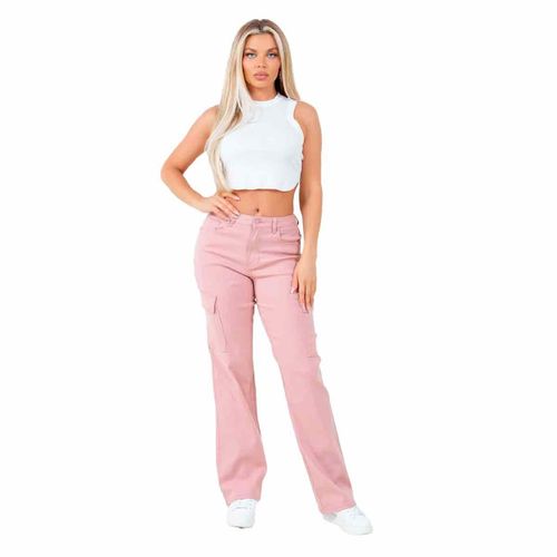 Pantalón Diamante rosa para dama DMT-CARGO-HP41