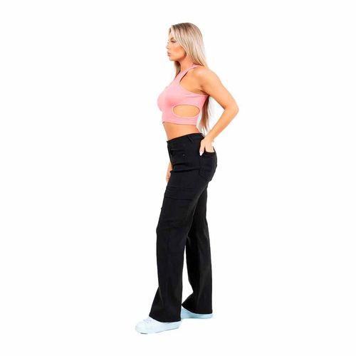 Pantalón Diamante negro para dama DMT-CARGO-HP33