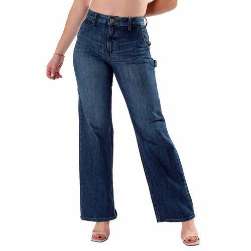 Pantalón de mezclilla Sherman Morgan azul para dama 24162